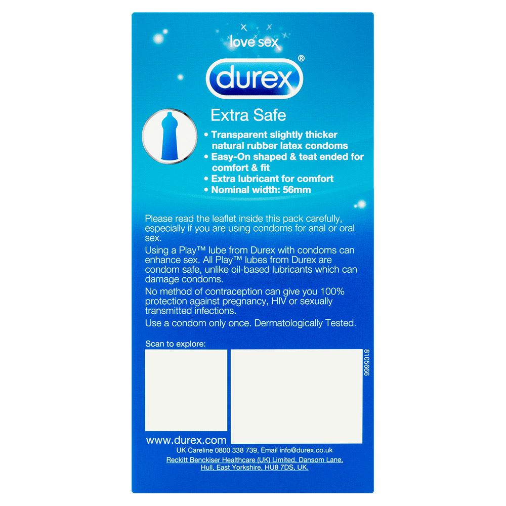 Durex Extra Safe (6 Pack)